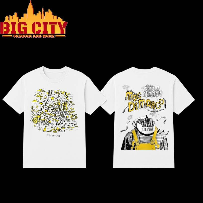 Mac DeMarco 2025 Canada Tour Holiday Music Two Sided Shirt
