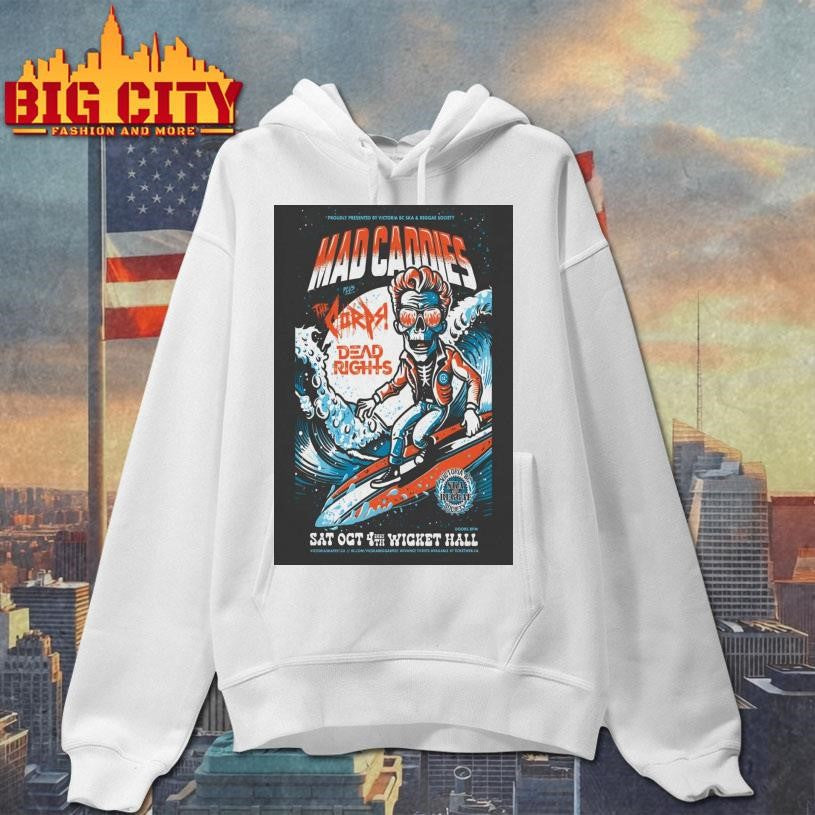 Mad Caddies Oct 4 2025 Wicket Hall In Victoria CA Poster Shirt