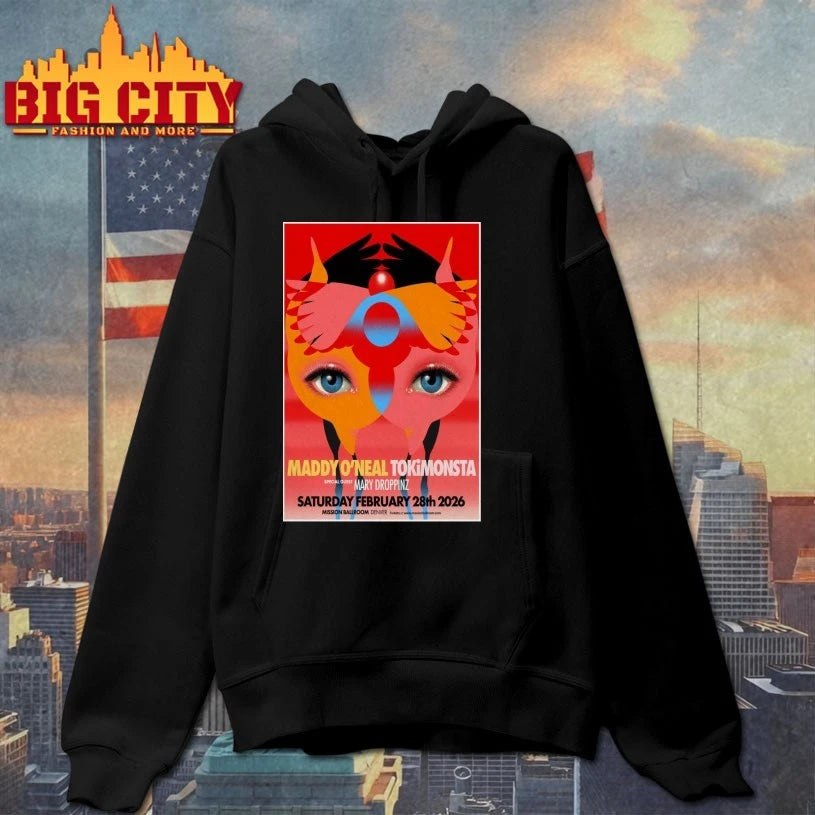 Maddy O’Neal &amp; Tokimonsta Fall Tour 2025 Denver, CO Poster shirt