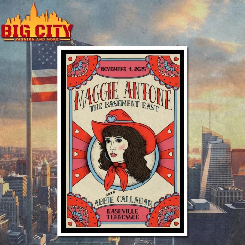 Maggie Antone Nov 4 2025 The Basement East In Nashville TN Poster shirt