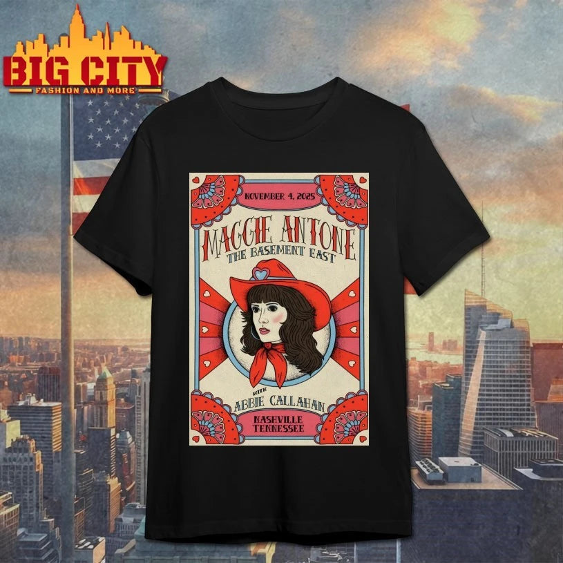 Maggie Antone Nov 4 2025 The Basement East In Nashville TN Poster shirt