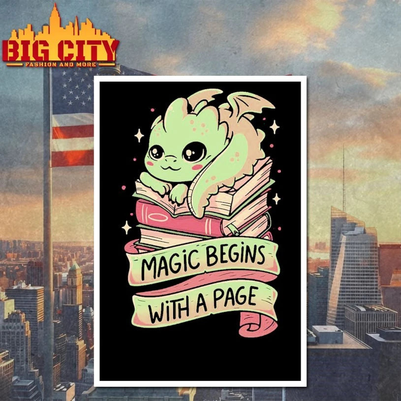 Magic Begins With A Page shirt