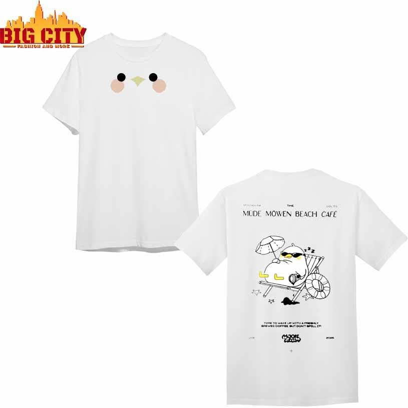 Mahluna Müde Möwen Beach Café 2025 Shirt