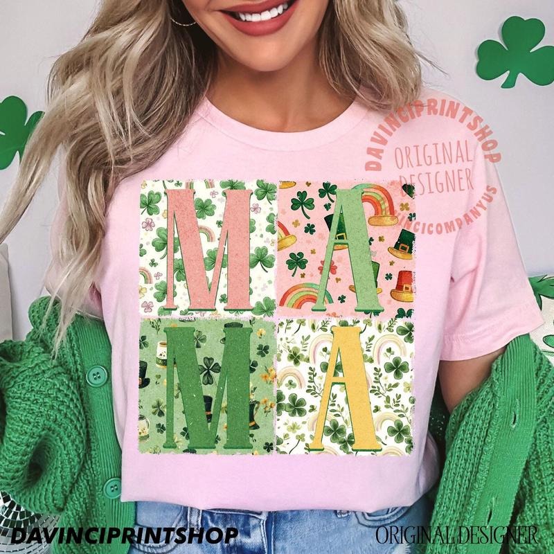 Mama St Patricks Retro St Patricks St Patricks Day Mama Lucky Mama St Patricks Shamrock Retro Mama