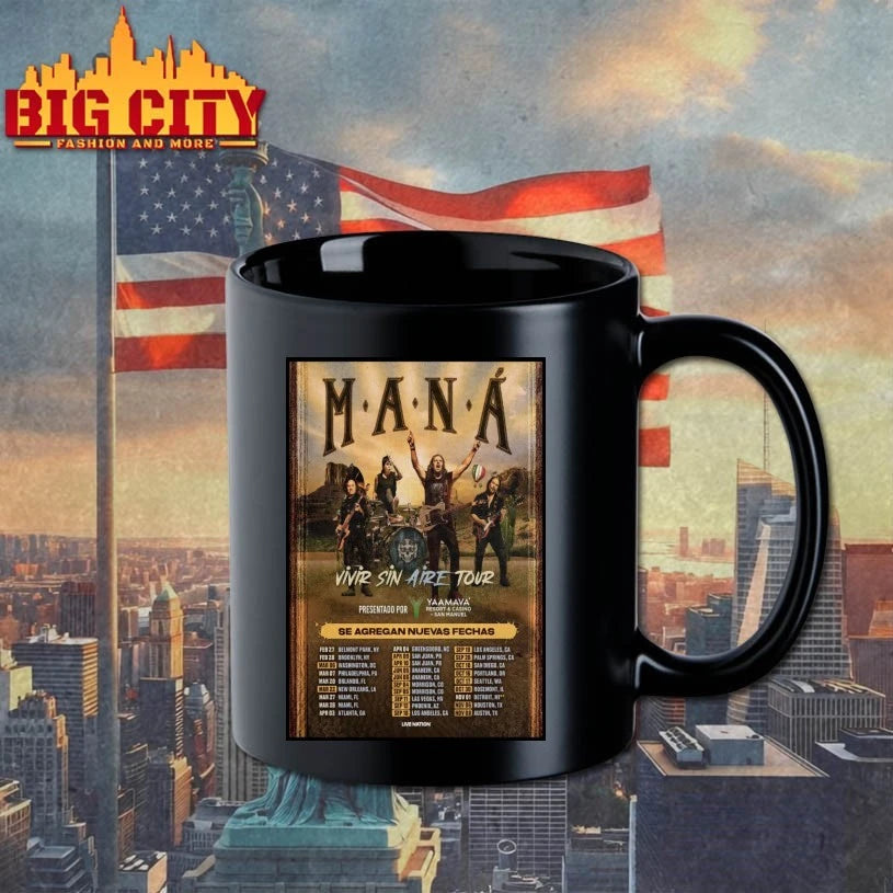Maná 2026 Vivir Sin Aire Tour Poster shirt