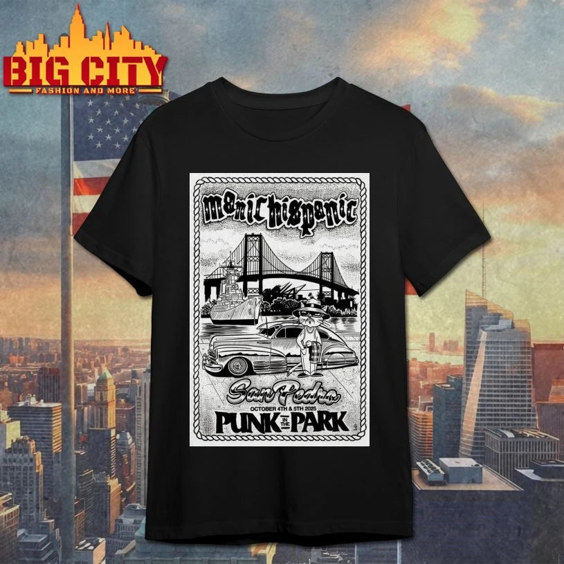 Manic Hispanic October 4-5 2025 Punk In The Park LA Poster shirt