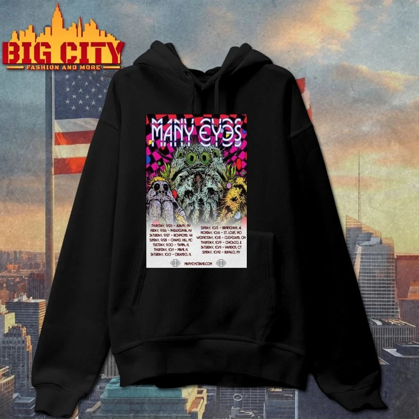 Many Eyes Sep + Oct 2025 Tour Poster shirt