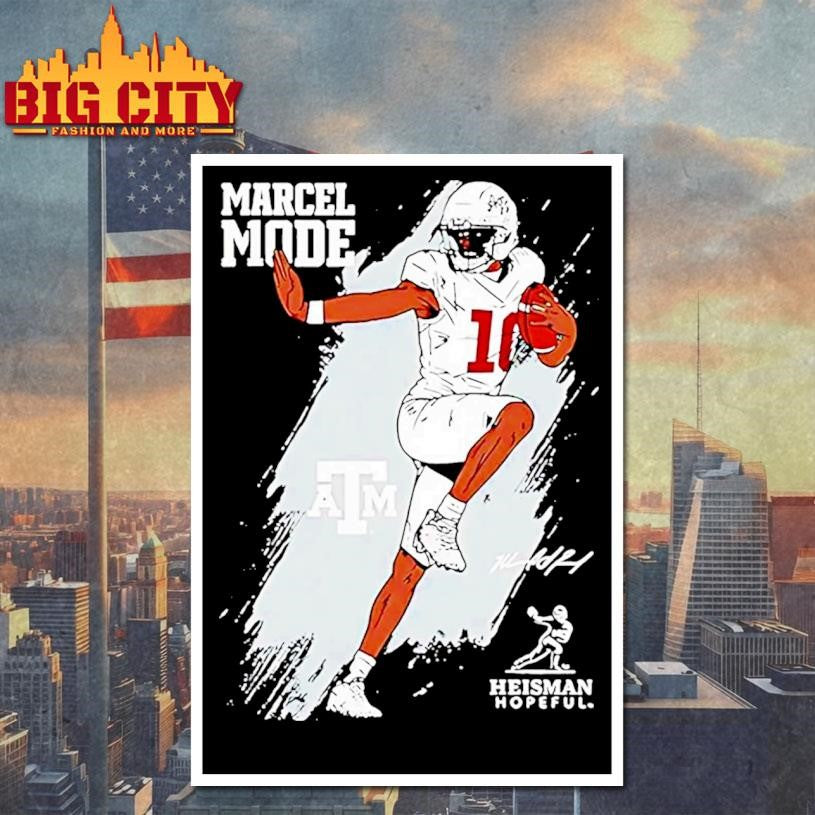 Marcel Reed Texas Am Football Ncaa Heisman Stance Shirt
