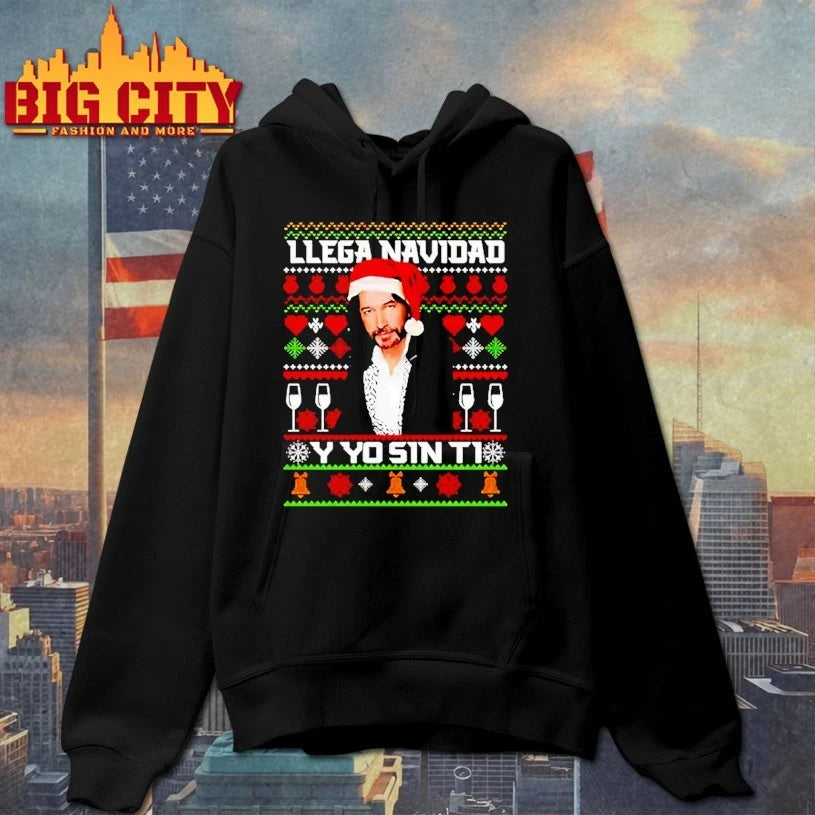 Marco Antonio Solis Llega Navidad Y Yo Sin Ti ugly christmas shirt