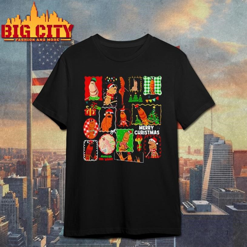 Marcus The Worm Xmas I don’t like this rock Christmas shirt
