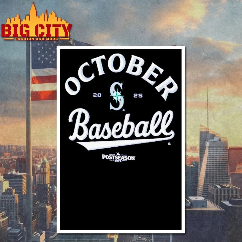Mariners 2025 October Baseball shirts