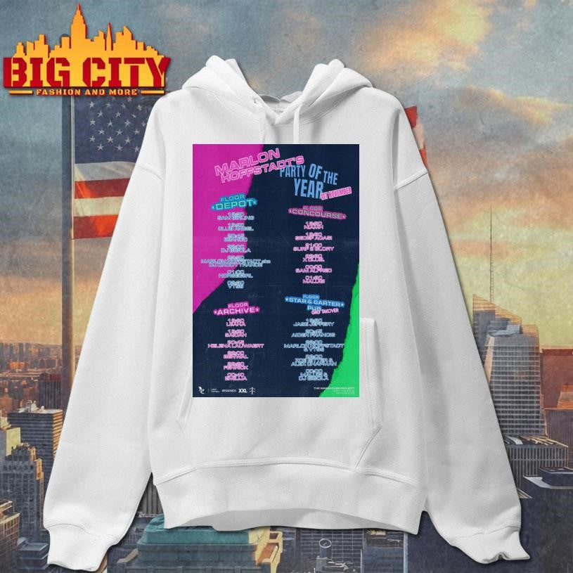 Marlon Hoffstadt Live DJ in Manchester UK Poster Shirt