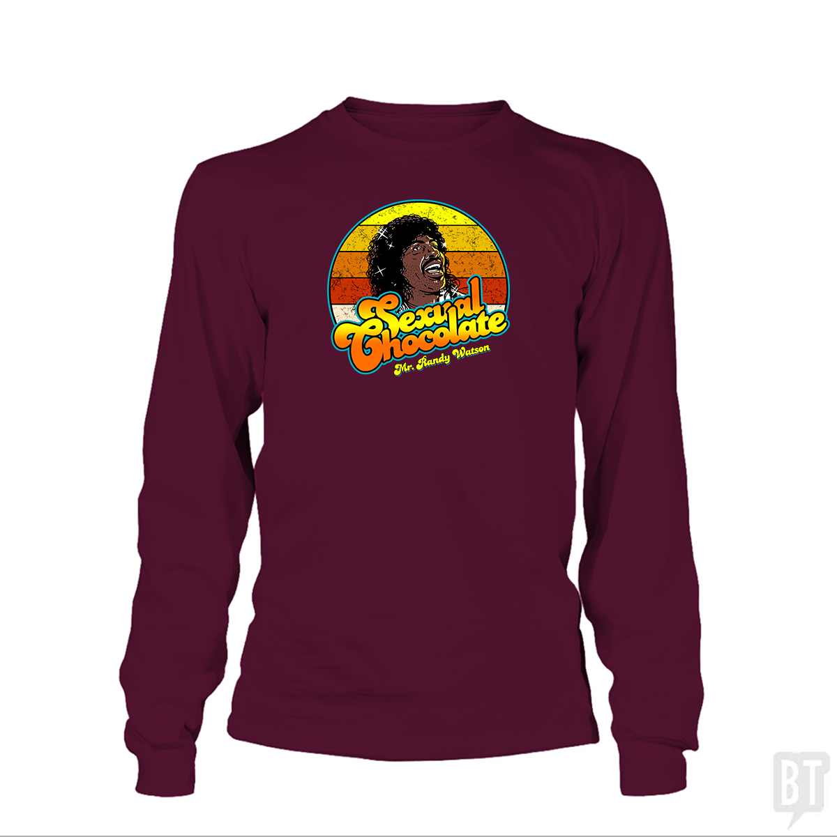 Randy Watson Sexual Chocolate Retro Long Sleeve