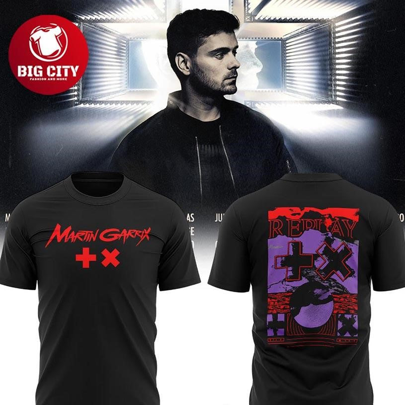 Martin Garrix Americas Tour 2026 EDM Party Two Sided Shirt