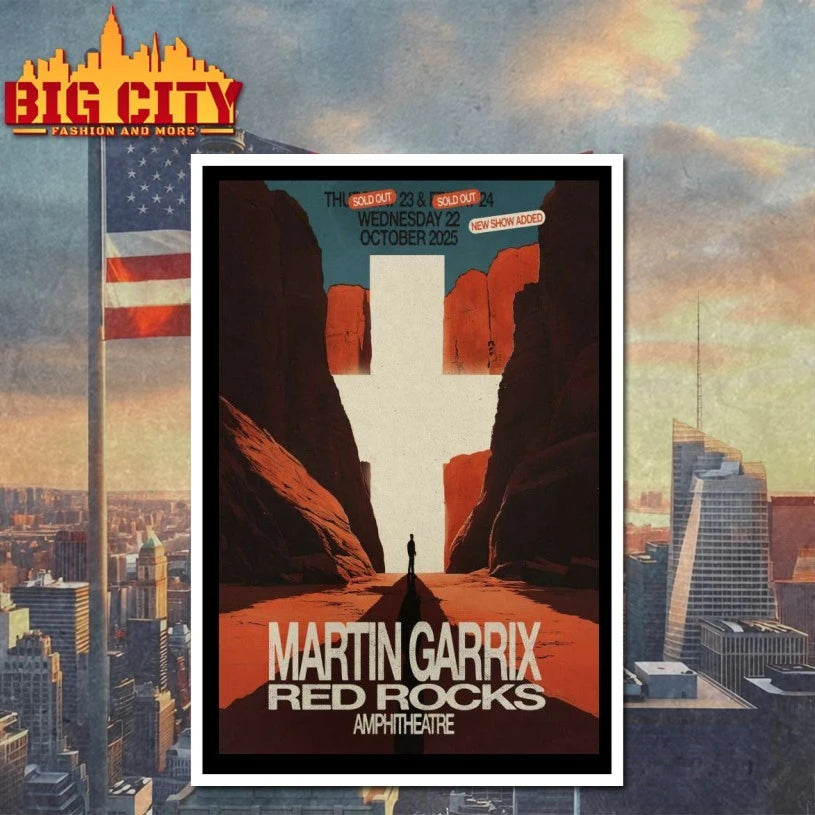 Martin Garrix Amphitheatre Morrison 2025 Poster Shirt
