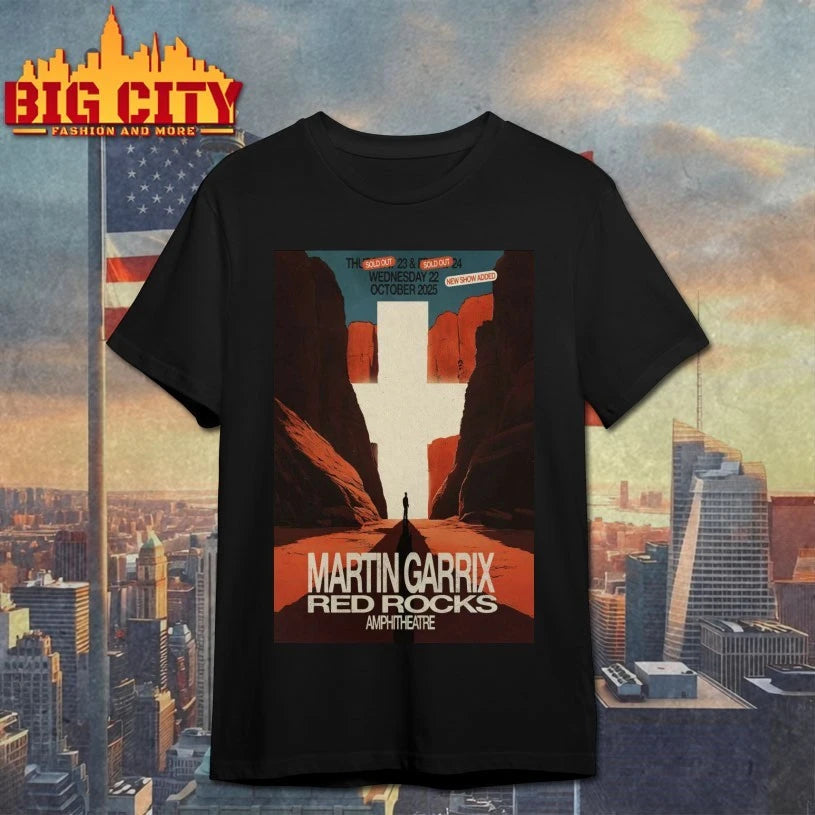 Martin Garrix Amphitheatre Morrison 2025 Poster Shirt