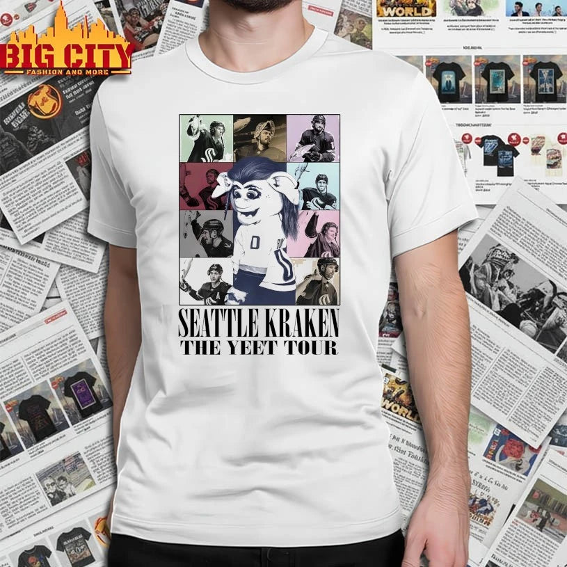 Mascot Seattle Kraken The Yeet Tour shirt