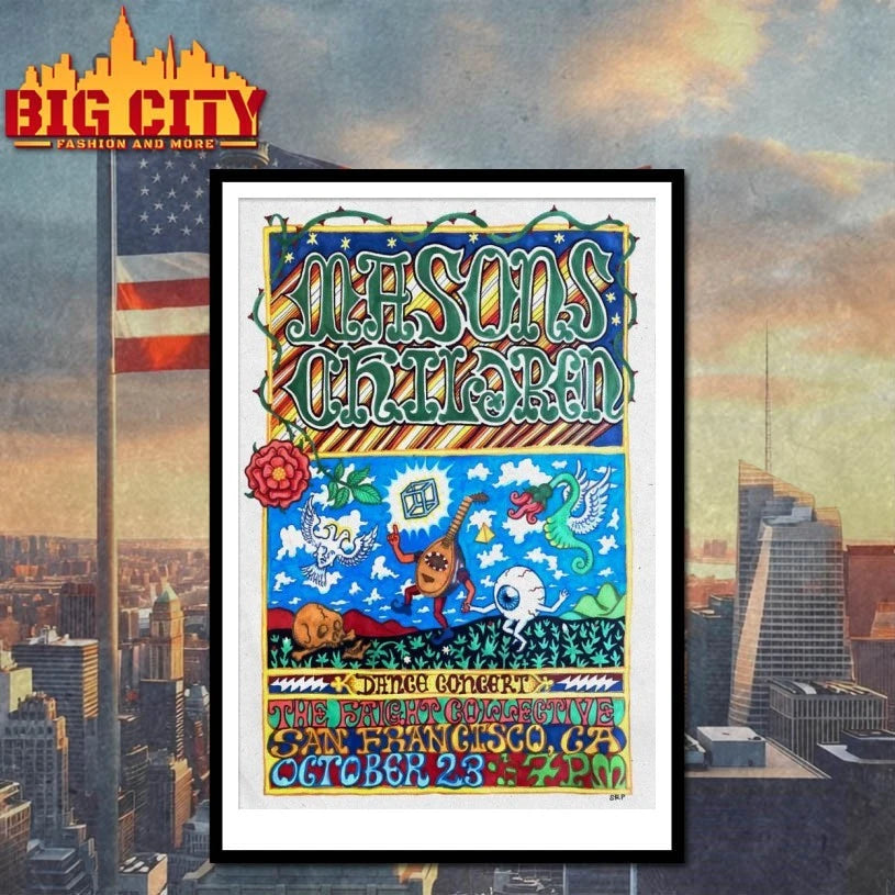 Masons Children 10.23.2025 San Francisco CA Poster Shirt