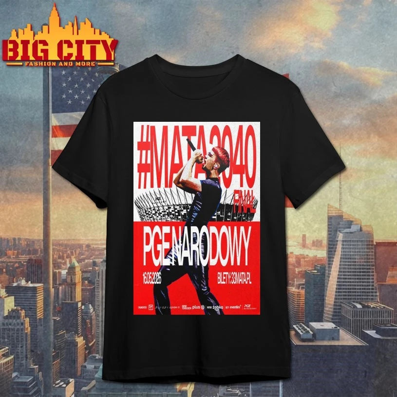 Mata 2026 May 16 Warsaw Concert Poster shirt