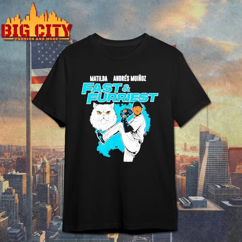 Matilda Andres Munoz Fast And Furriest Seattle Mariners Shirt