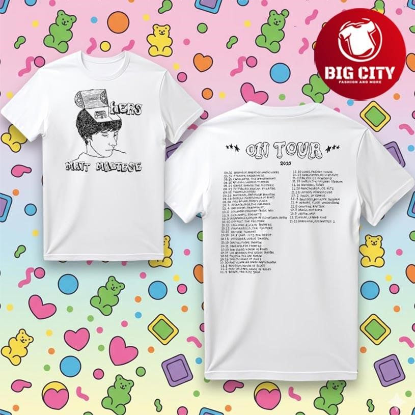 Matt Maltese Hers Tour 2025 Two Sided Shirt