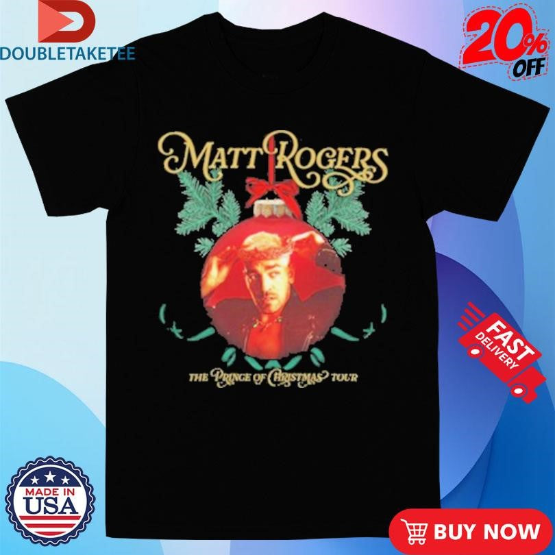 Matt Rogers The Prince Of Christmas Tour 2024 T-shirts