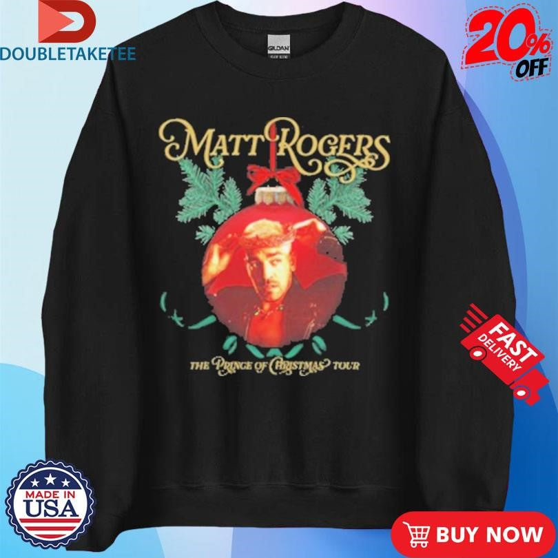 Matt Rogers The Prince Of Christmas Tour 2024 T-shirts