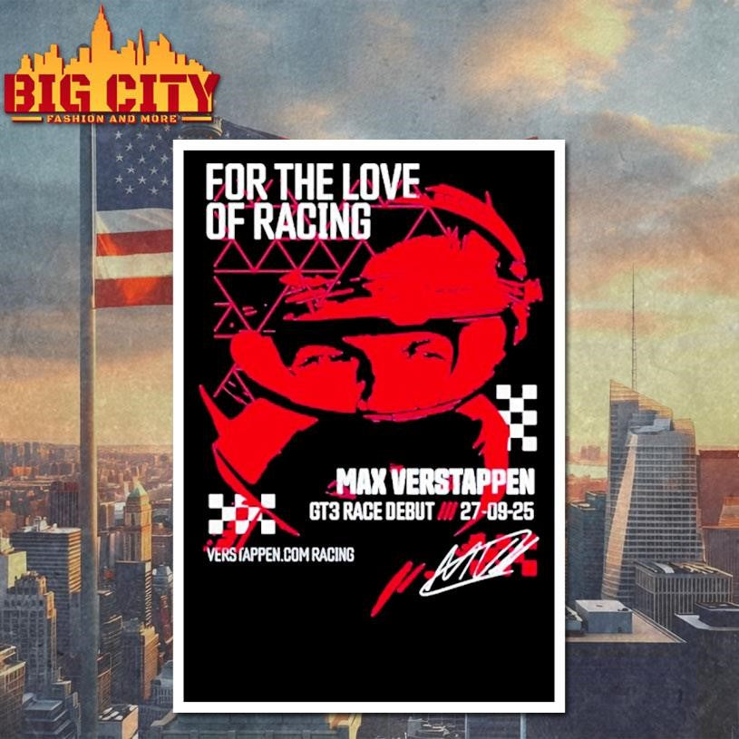 Max Verstappen Gt3 Race Debut Sep 27 2025 Event Shirt