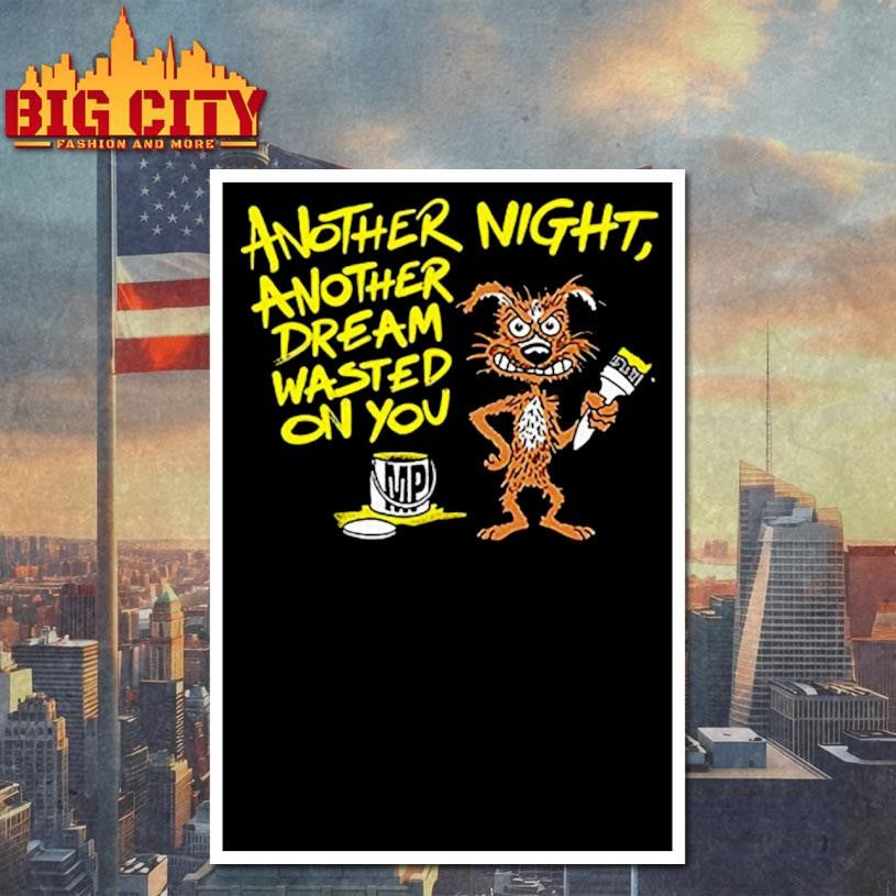Mayday Parade another night another dream wasted on you graffiti dog shirt