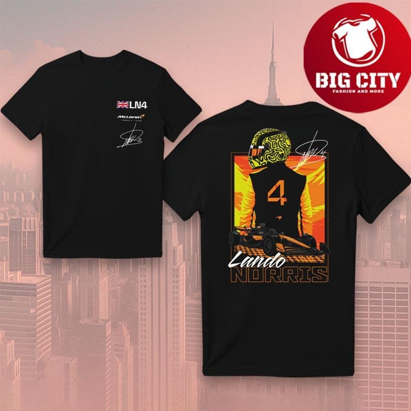 McLaren Lando Norris Racing Graphic Two Sided Shirt