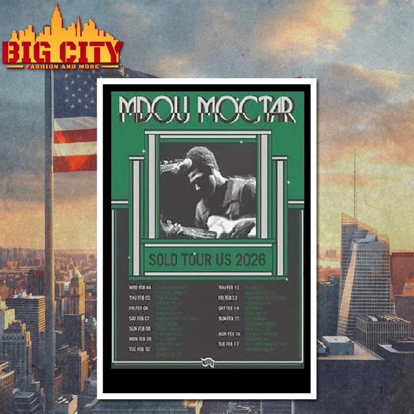 Mdou Moctar Solo Tour Us 2026 Shirt