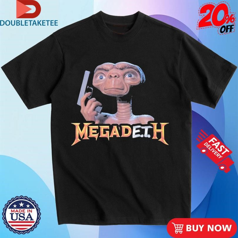 Megadeth E.T. Alien T-shirts