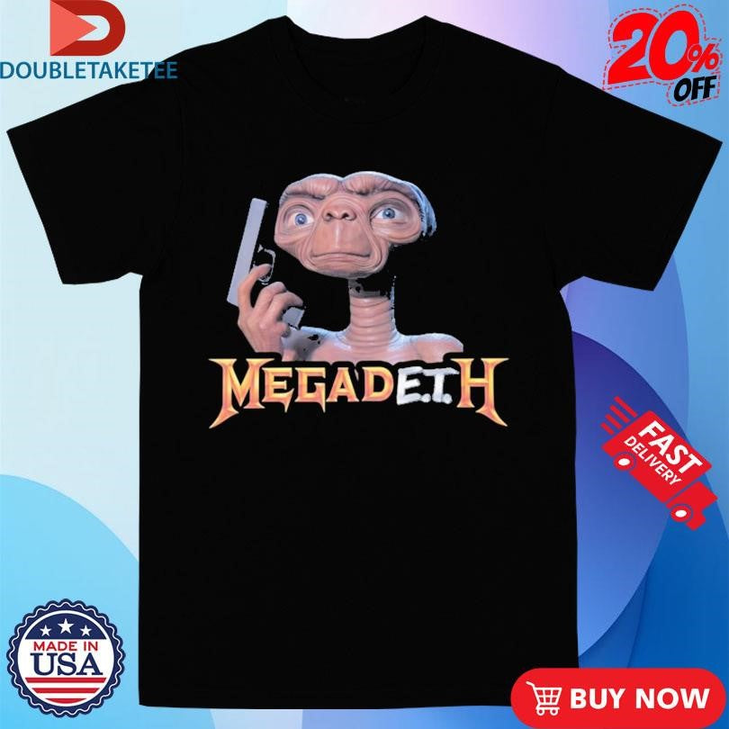 Megadeth E.T. Alien T-shirts