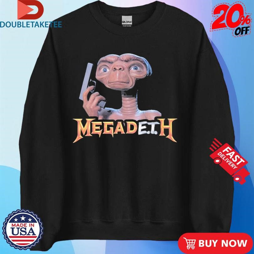 Megadeth E.T. Alien T-shirts