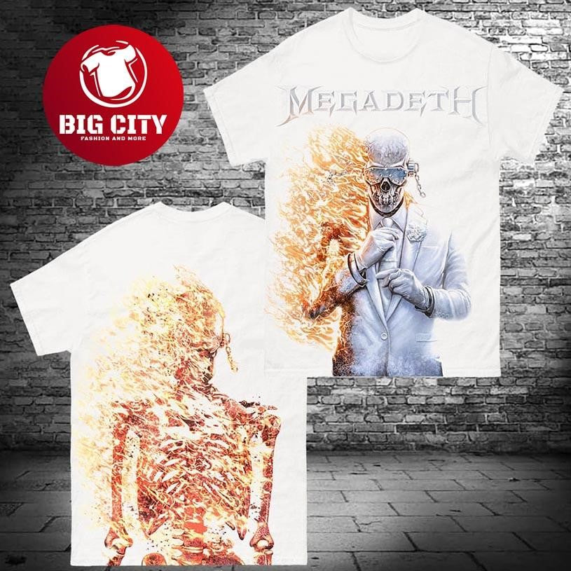 Megadeth Flame Vic Jumbo Merchandise Two Sided Shirt