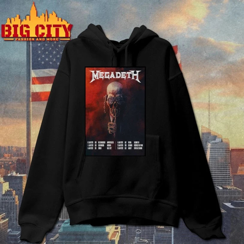 Megadeth Jun 2026 Tour Poster shirt