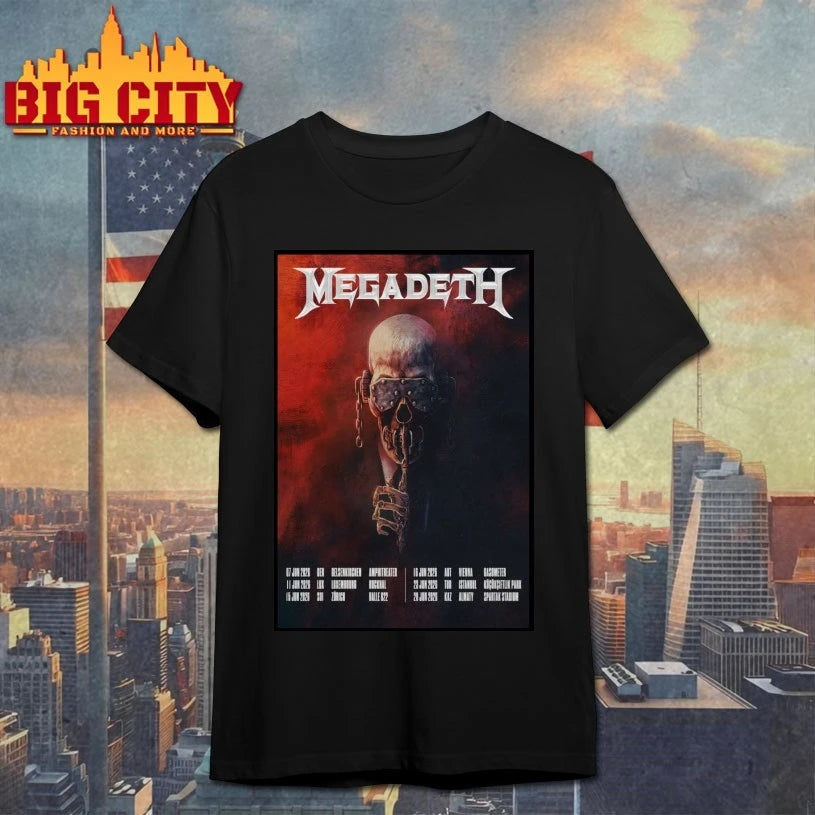 Megadeth Jun 2026 Tour Poster shirt