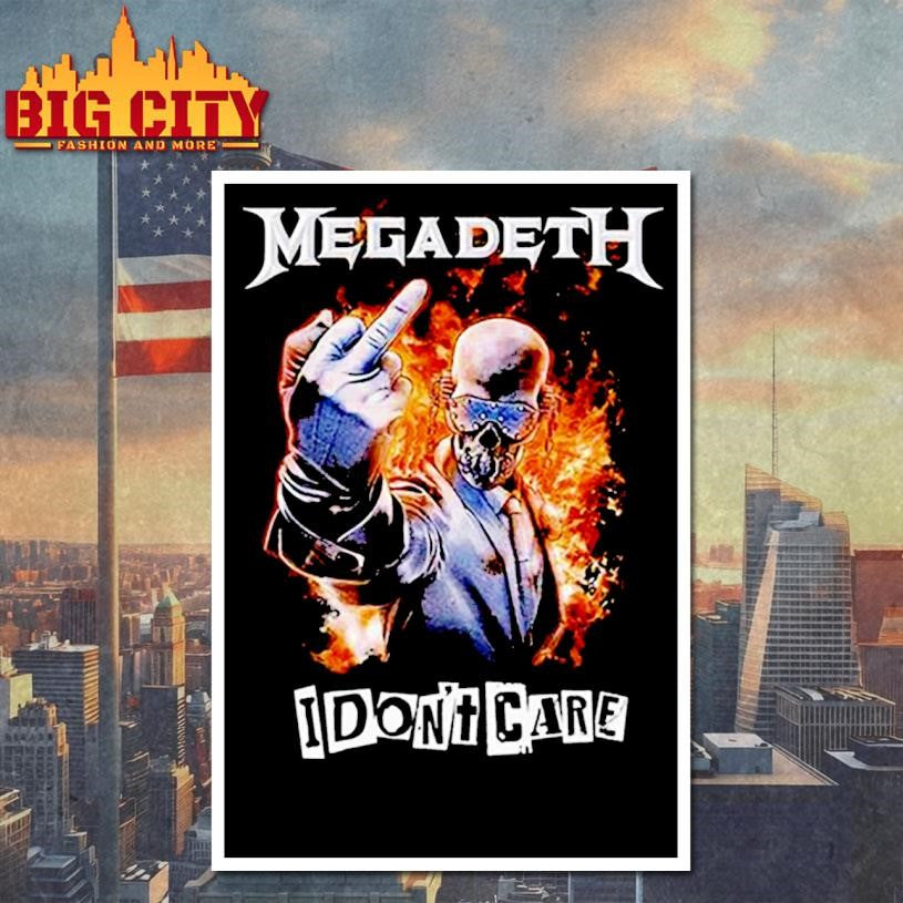 Megadeth Ransom Note I Don’t Care Shirt