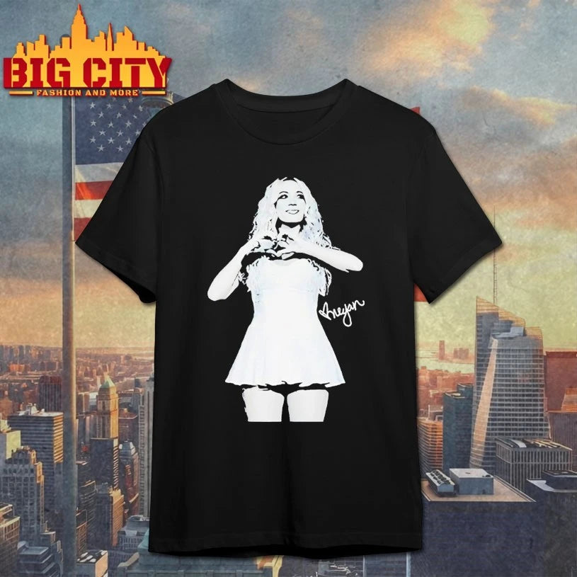 Megan Moroney black and white signature shirt
