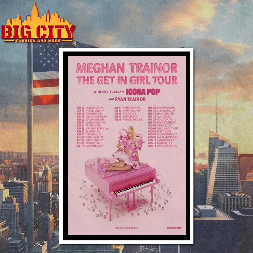 Meghan Trainor Tour 2026 Poster Shirt