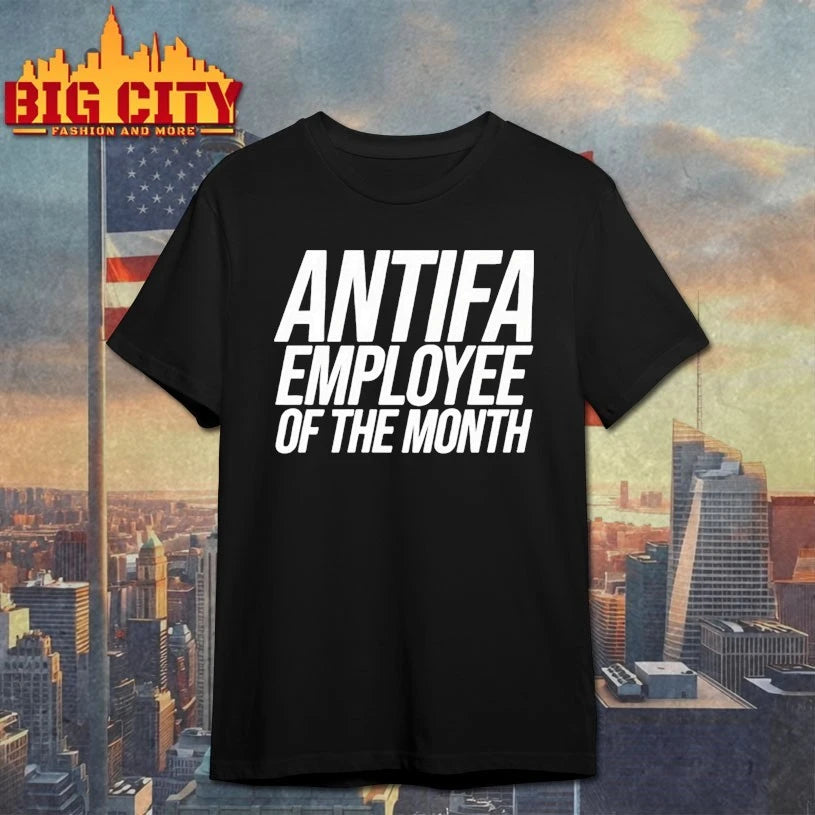 Melissa Waelchli Wearing Antifa Employee Of The Month shirt