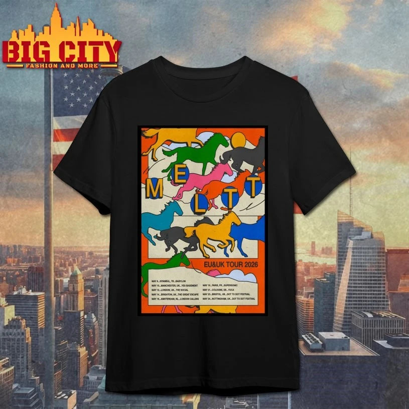 Meltt EU And UK 2026 Shows Poster shirt
