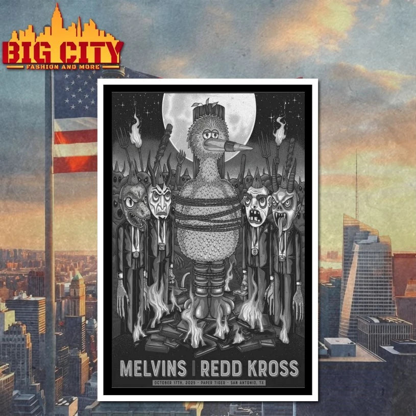 Melvins The Paper Tiger in San Antonio Oct 17 2025 Poster Shirt
