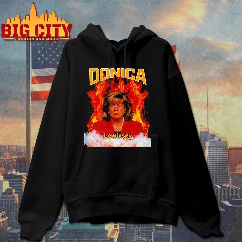 Meme Donica Lewinsky Big Beautiful Bill Clinton Bubba Trump Shirt