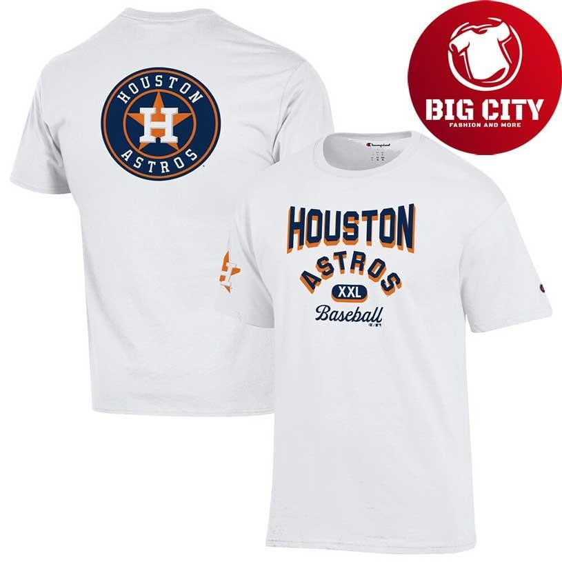 Men’s Houston Astros Champion White 3-Hit Jersey Shirt