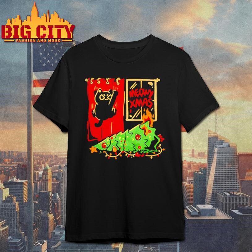 Meowy Xmas Cat Christmas shirt