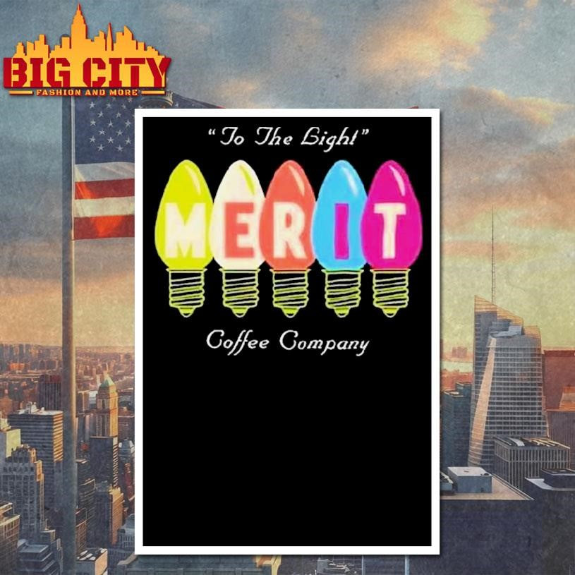 Merit Coffee Co Vintage Lightbulb Shirt