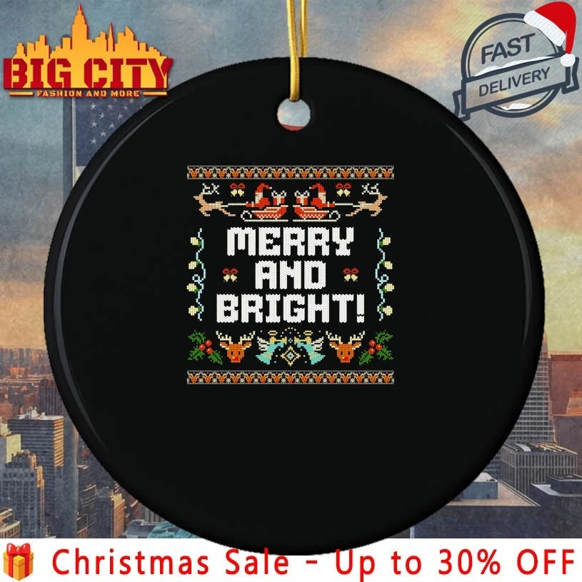 Merry And Bright Ugly christmas 2025 shirt