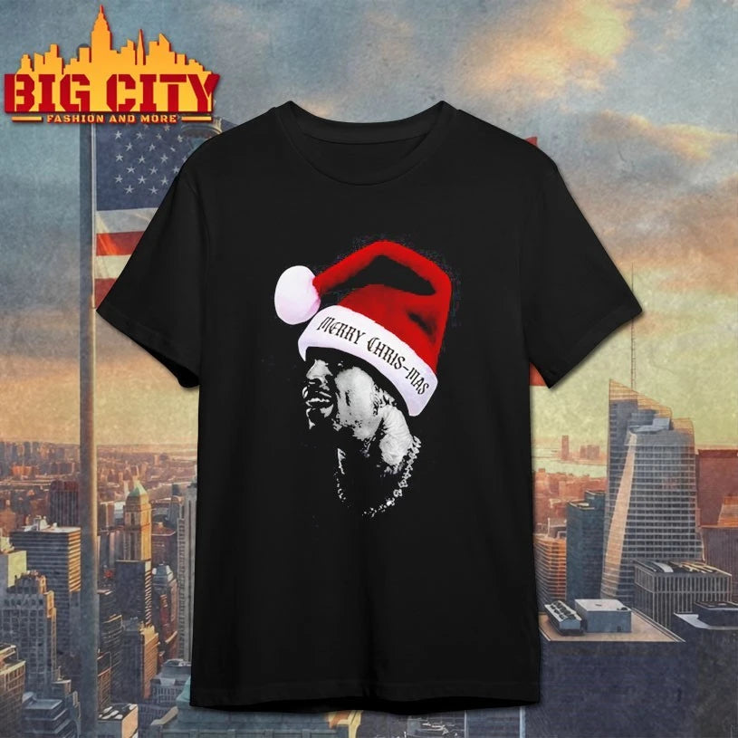 Merry Chris-Mas Big Head shirt