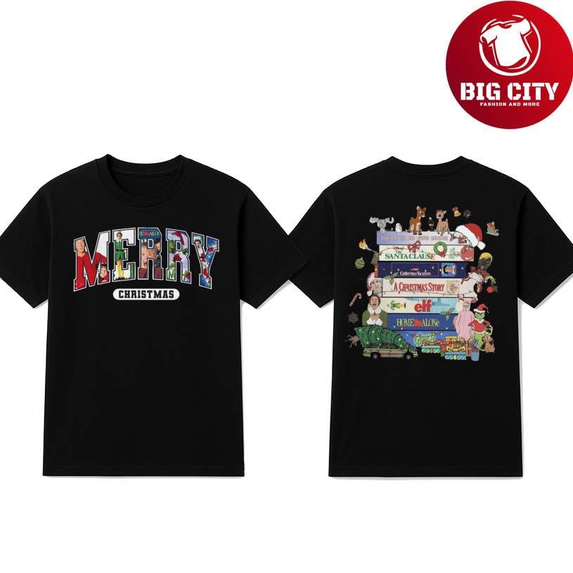 Merry Christmas 90s Movie Two Sided Shirt